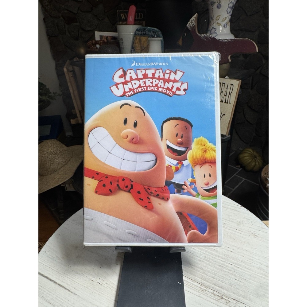 Captain Underpants: The First Epic Movie (DVD, 2018) Factory Sealed